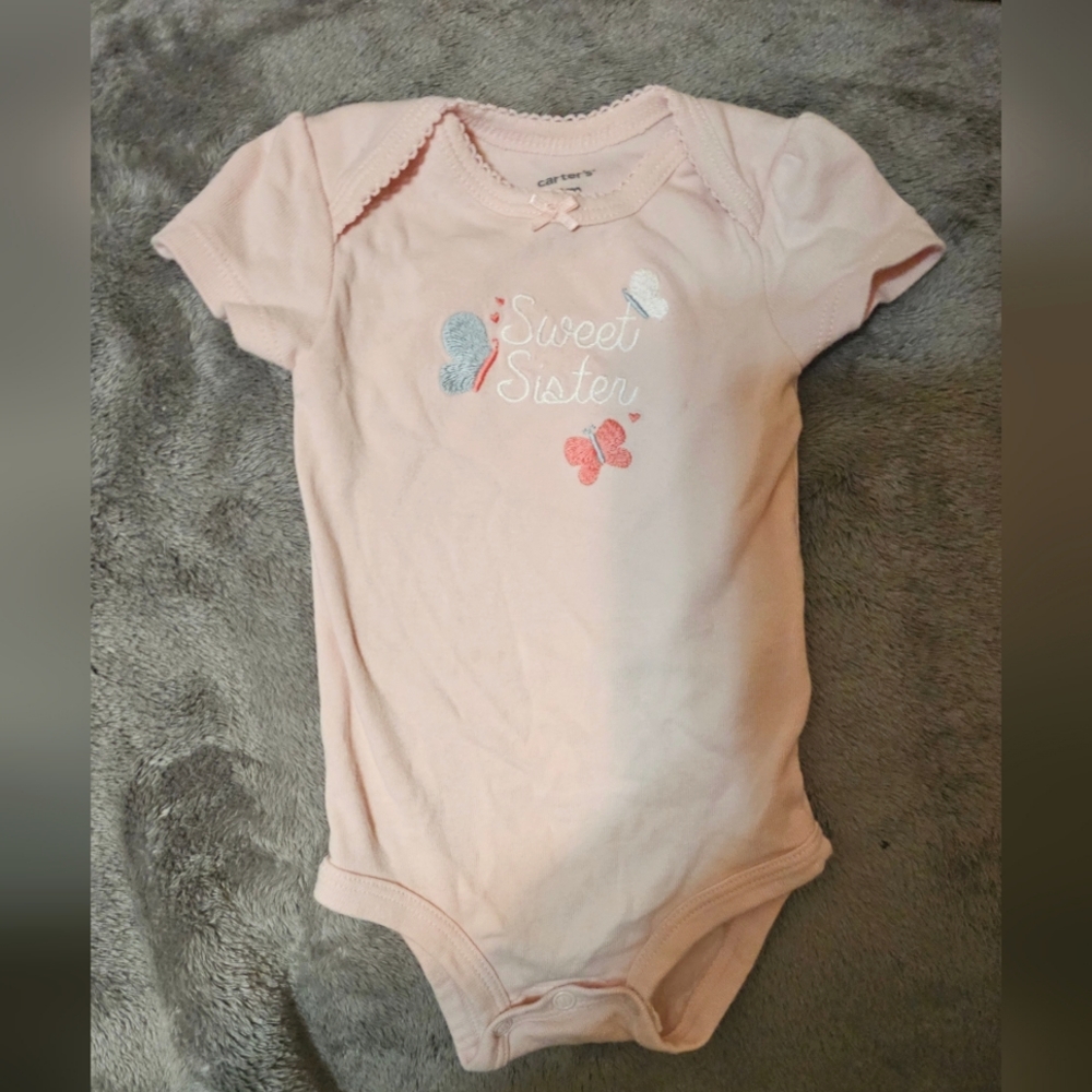 Girls Pink Infant Onesie